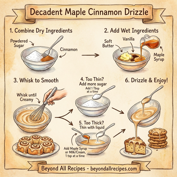 Decadent Maple Cinnamon Drizzle instructions