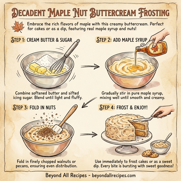 Decadent Maple Nut Buttercream Frosting instructions