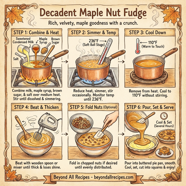 Decadent Maple Nut Fudge instructions
