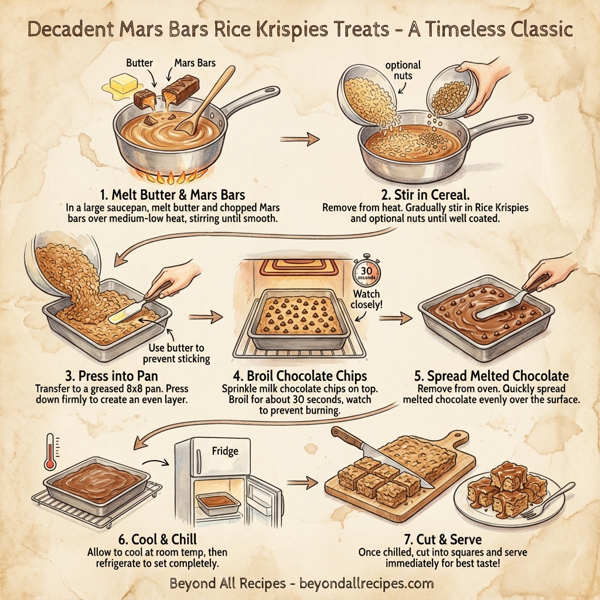 Decadent Mars Bars Rice Krispies Treats instructions