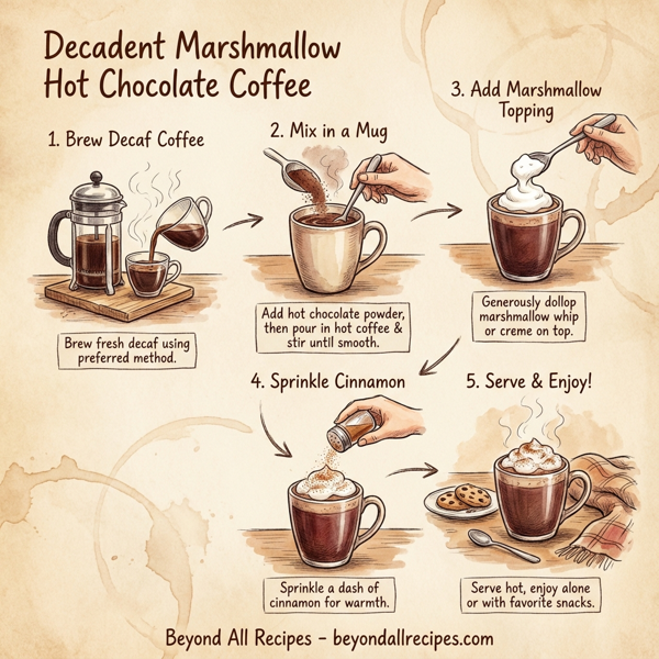 Decadent Marshmallow Hot Chocolate Coffee instructions