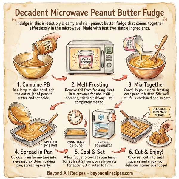 Decadent Microwave Peanut Butter Fudge instructions