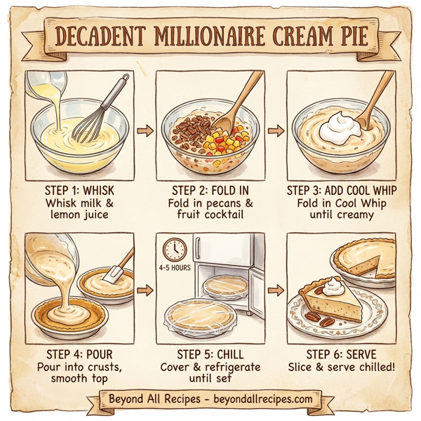 Decadent Millionaire Cream Pie instructions