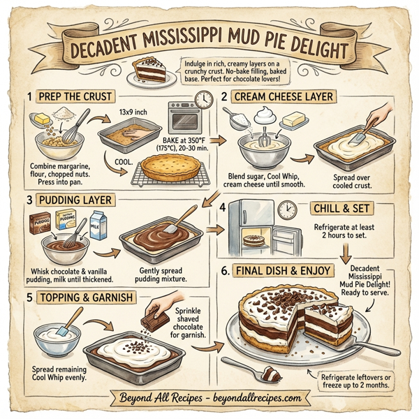 Decadent Mississippi Mud Pie Delight instructions
