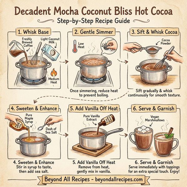 Decadent Mocha Coconut Bliss Hot Cocoa instructions