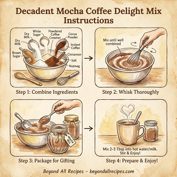 Decadent Mocha Coffee Delight Mix instructions
