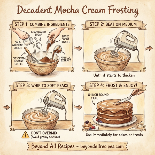 Decadent Mocha Cream Frosting instructions