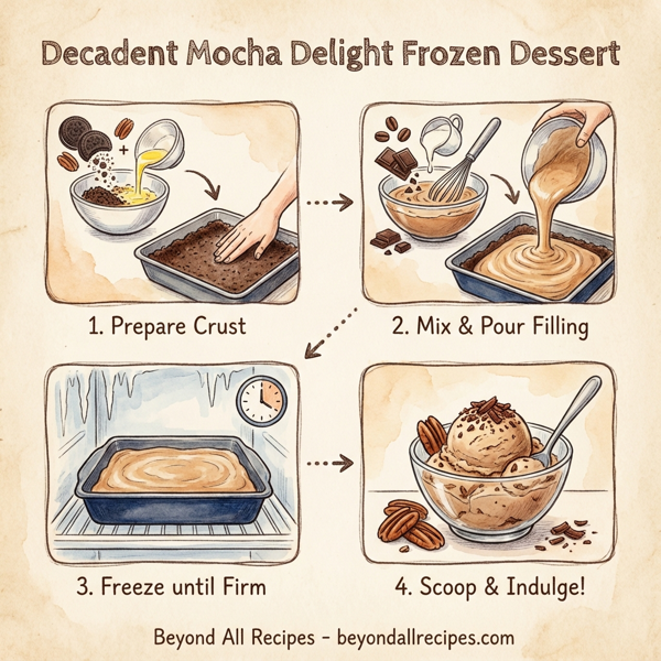 Decadent Mocha Delight Frozen Dessert instructions