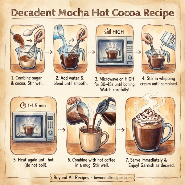 Decadent Mocha Hot Cocoa instructions