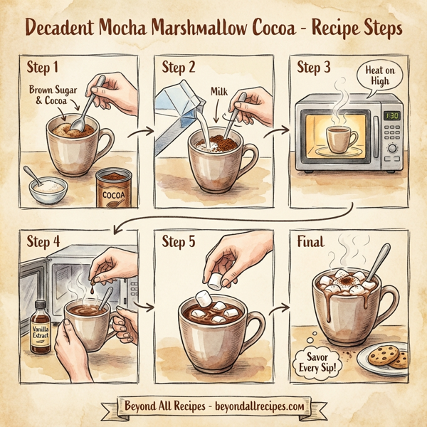 Decadent Mocha Marshmallow Cocoa instructions