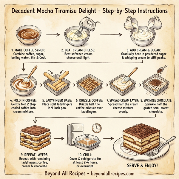 Decadent Mocha Tiramisu Delight instructions