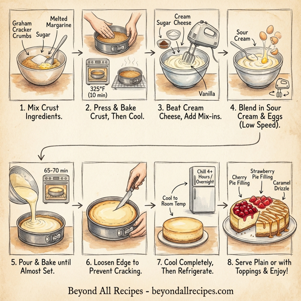 Decadent New York Style Cheesecake instructions