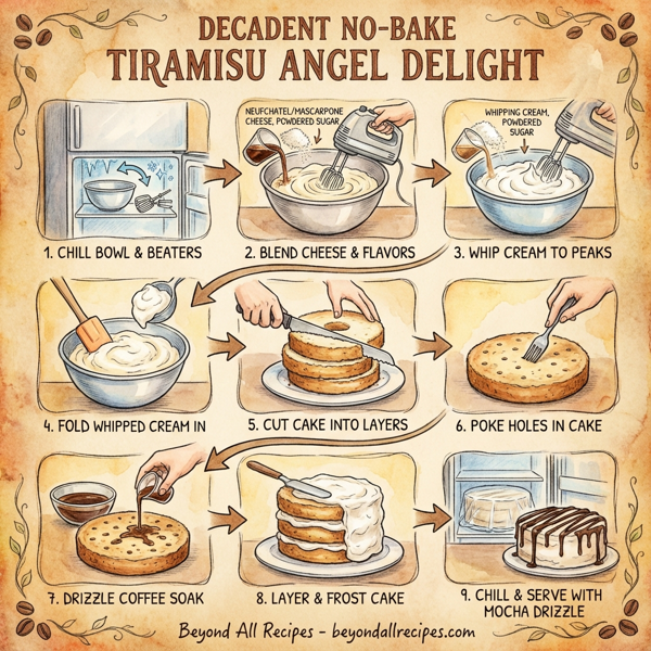 Decadent No-Bake Tiramisu Angel Delight instructions