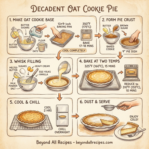 Decadent Oat Cookie Pie instructions