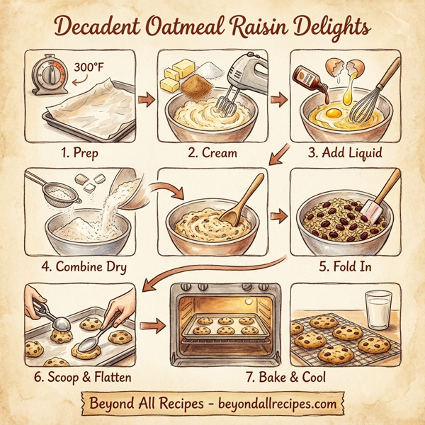 Decadent Oatmeal Raisin Delights instructions