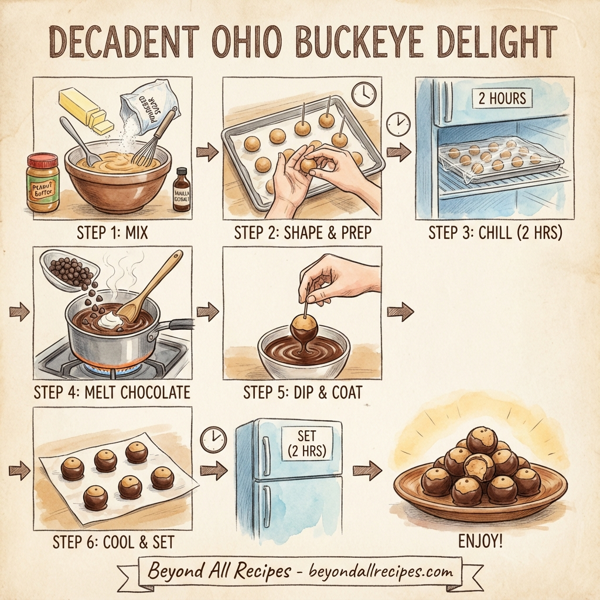 Decadent Ohio Buckeye Delight instructions