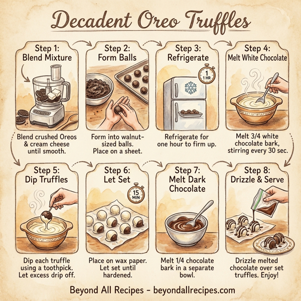 Decadent Oreo Truffles instructions