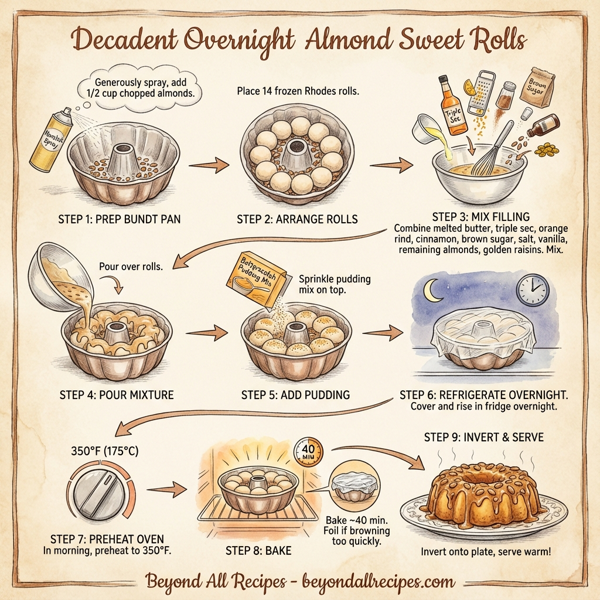 Decadent Overnight Almond Sweet Rolls instructions