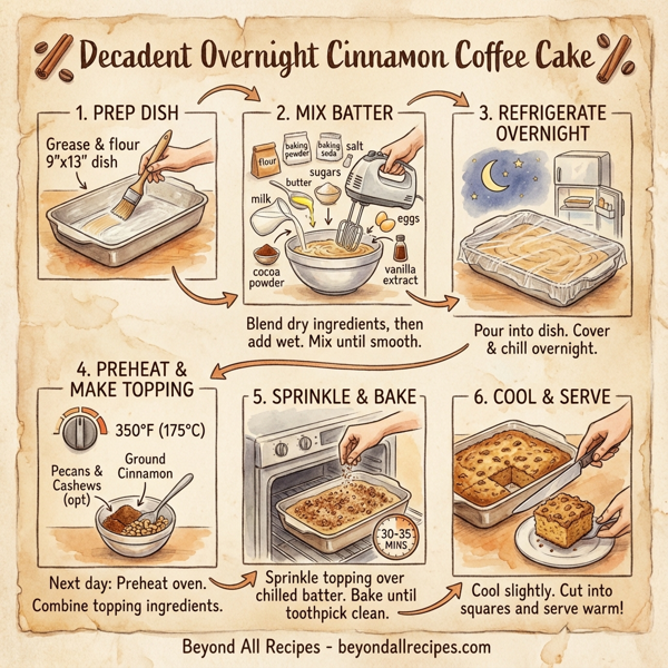 Decadent Overnight Cinnamon Coffee Cake instructions