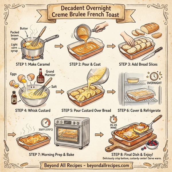 Decadent Overnight Creme Brulee French Toast instructions