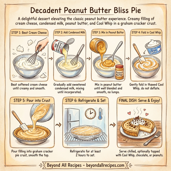Decadent Peanut Butter Bliss Pie instructions