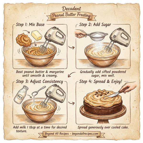 Decadent Peanut Butter Frosting instructions