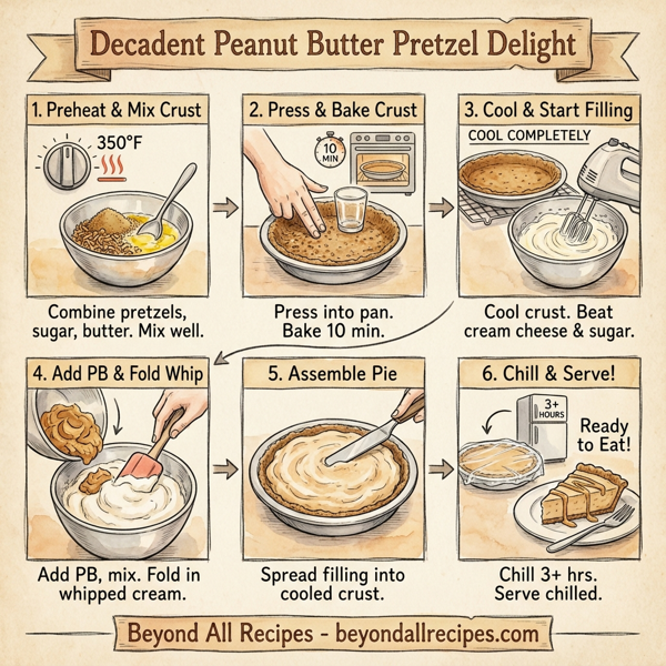 Decadent Peanut Butter Pretzel Delight instructions