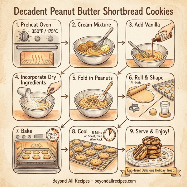 Decadent Peanut Butter Shortbread Cookies instructions