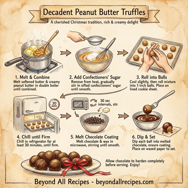 Decadent Peanut Butter Truffles instructions