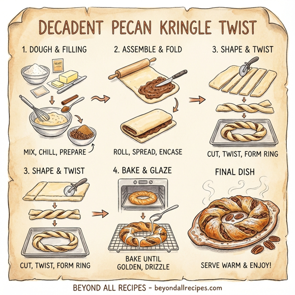 Decadent Pecan Kringle Twist instructions
