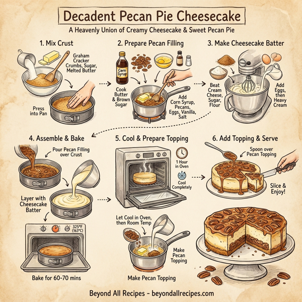 Decadent Pecan Pie Cheesecake instructions