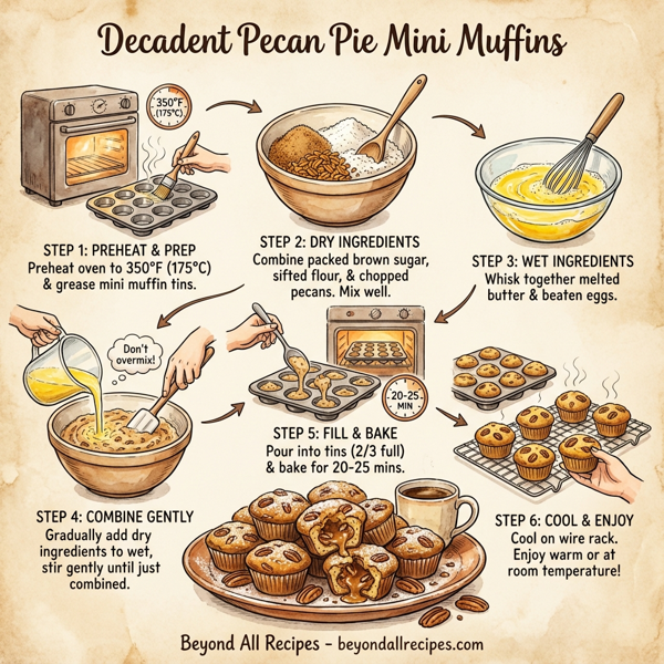 Decadent Pecan Pie Mini Muffins instructions