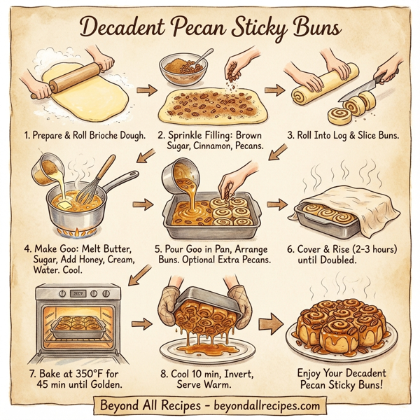 Decadent Pecan Sticky Buns instructions