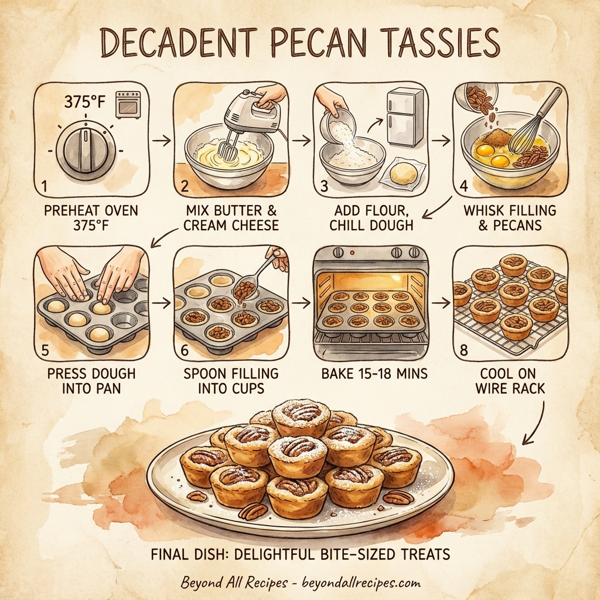 Decadent Pecan Tassies instructions