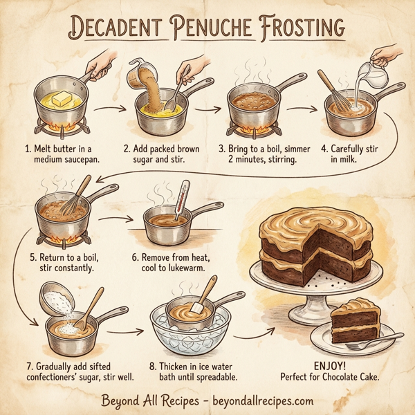 Decadent Penuche Frosting instructions