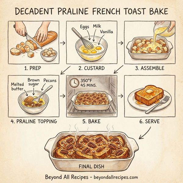 Decadent Praline French Toast Bake instructions