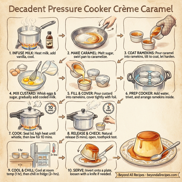Decadent Pressure Cooker Crème Caramel instructions