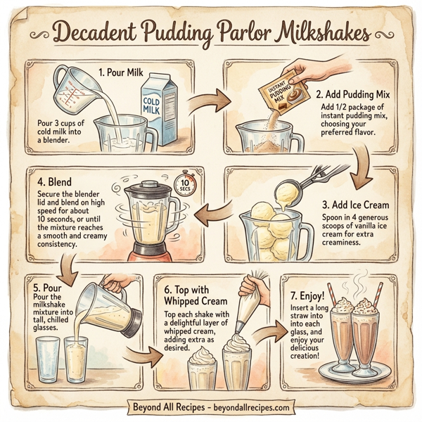 Decadent Pudding Parlor Milkshakes instructions