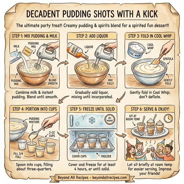 Decadent Pudding Shots with a Kick instructions