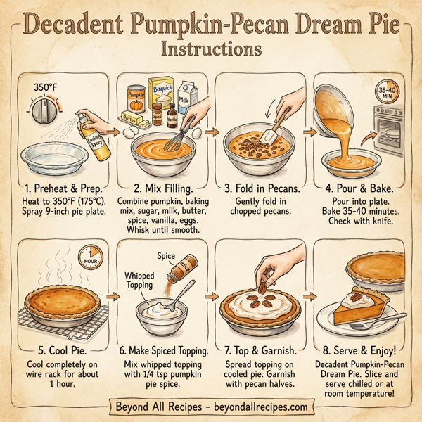 Decadent Pumpkin-Pecan Dream Pie instructions