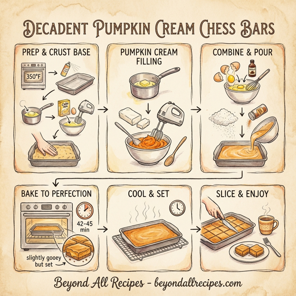Decadent Pumpkin Cream Chess Bars instructions