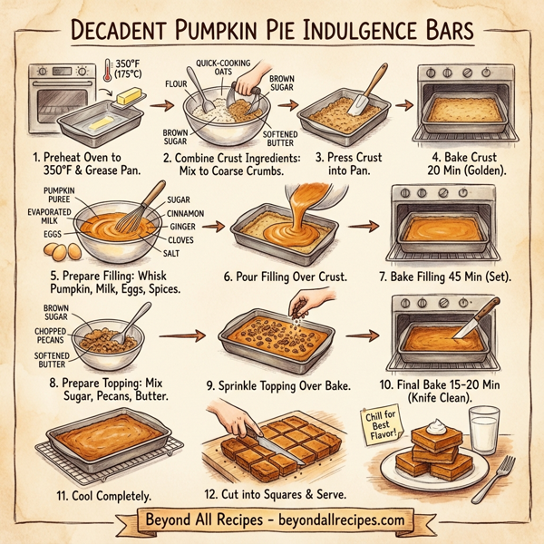 Decadent Pumpkin Pie Indulgence Bars instructions