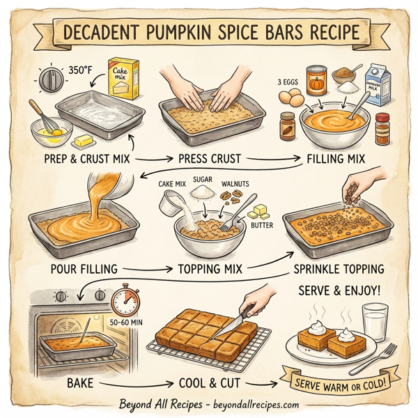 Decadent Pumpkin Spice Bars instructions
