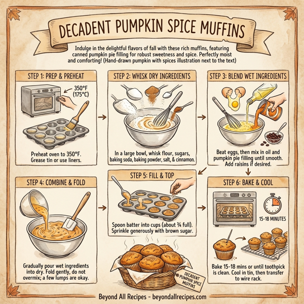 Decadent Pumpkin Spice Muffins instructions