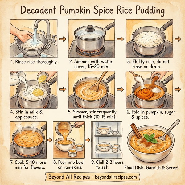 Decadent Pumpkin Spice Rice Pudding instructions