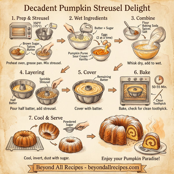 Decadent Pumpkin Streusel Delight instructions