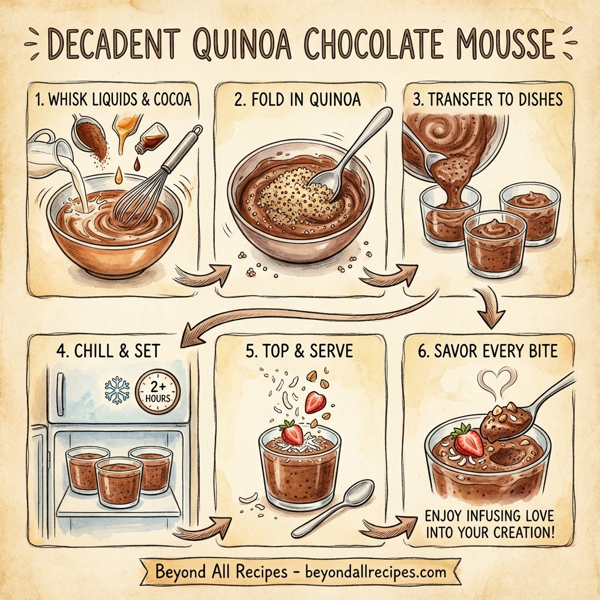Decadent Quinoa Chocolate Mousse instructions