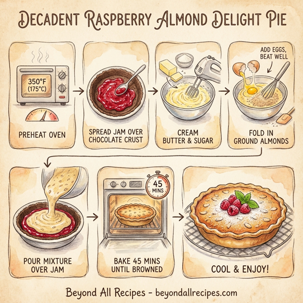 Decadent Raspberry Almond Delight Pie instructions