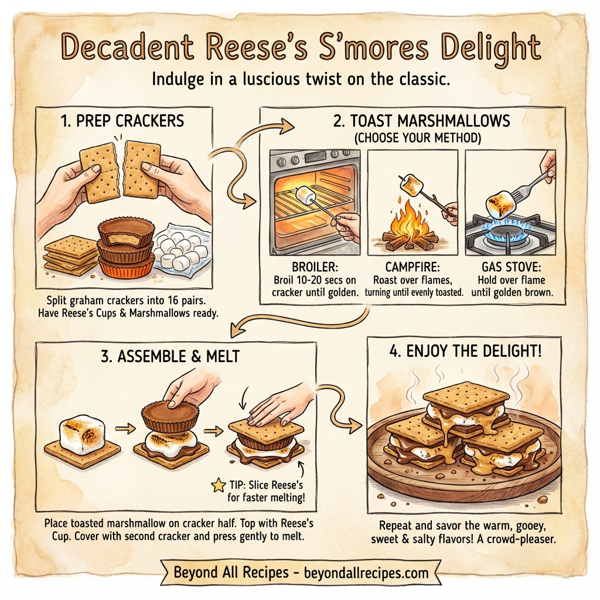 Decadent Reese's S'mores Delight instructions