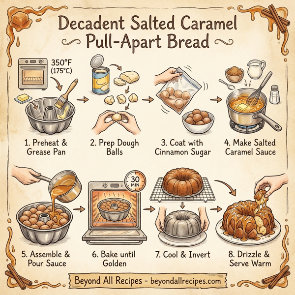 Decadent Salted Caramel Pull-Apart Bread instructions